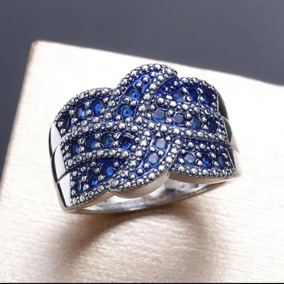 Jewelry - Micro Paved Blue Zircon